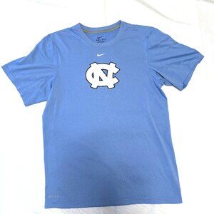 UNC Carolina Tarheels Short Sleeve Nike Tee Wicking DriFit Small Unisex Men's